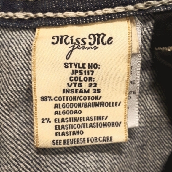 Miss Me Bootcut Jeans. Women's Size: Waist 30x34 Inseam. - Picture 8 of 11